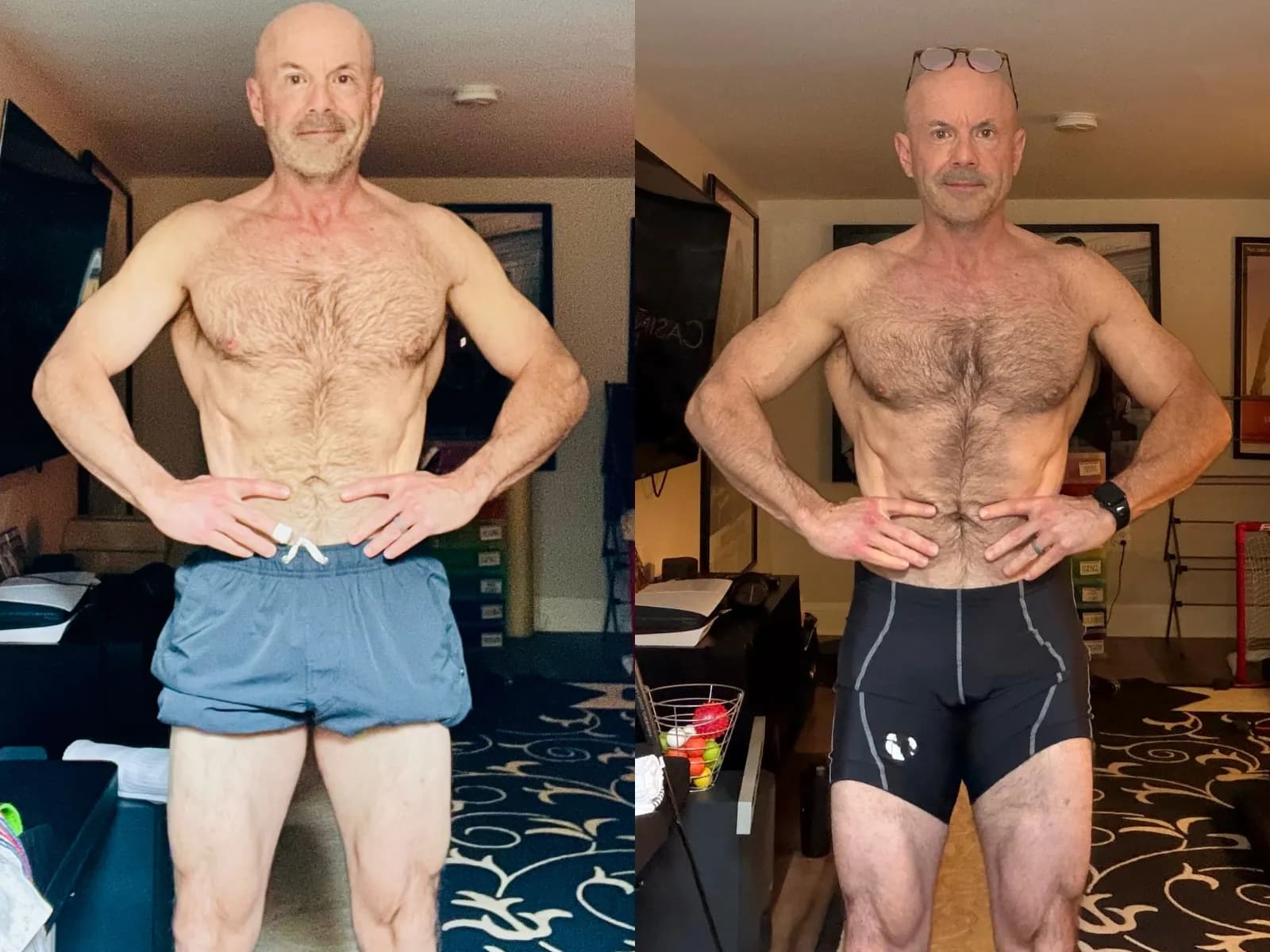 Jim S. transformation — before and after